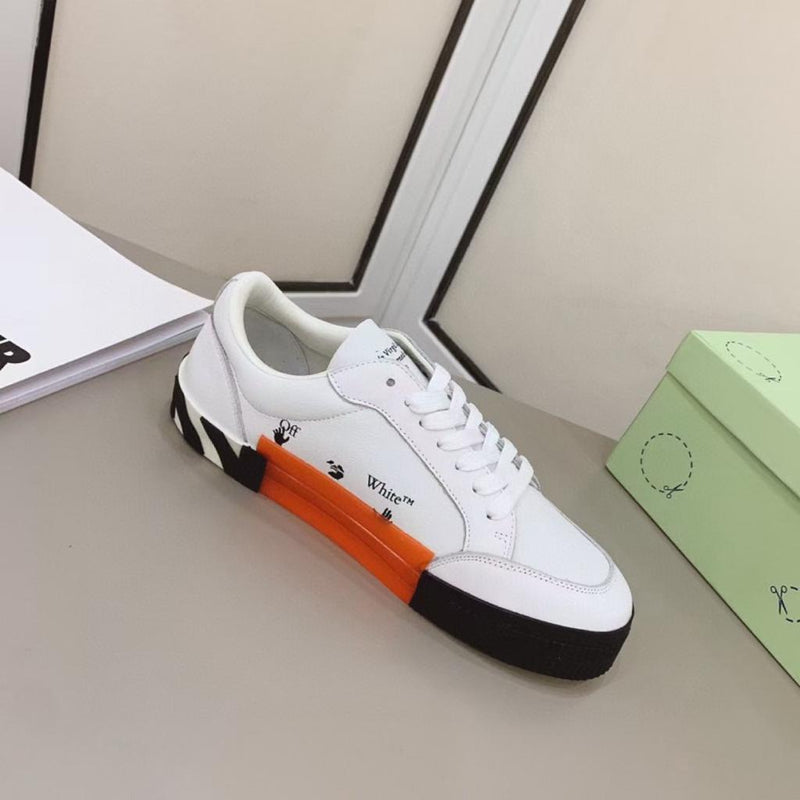 OFF-WHITE Vulcanized Low Canvas "White Black"