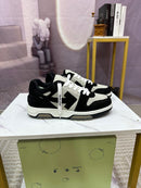 OFF-WHITE Out Of Office OOO Low Tops "White Black White"