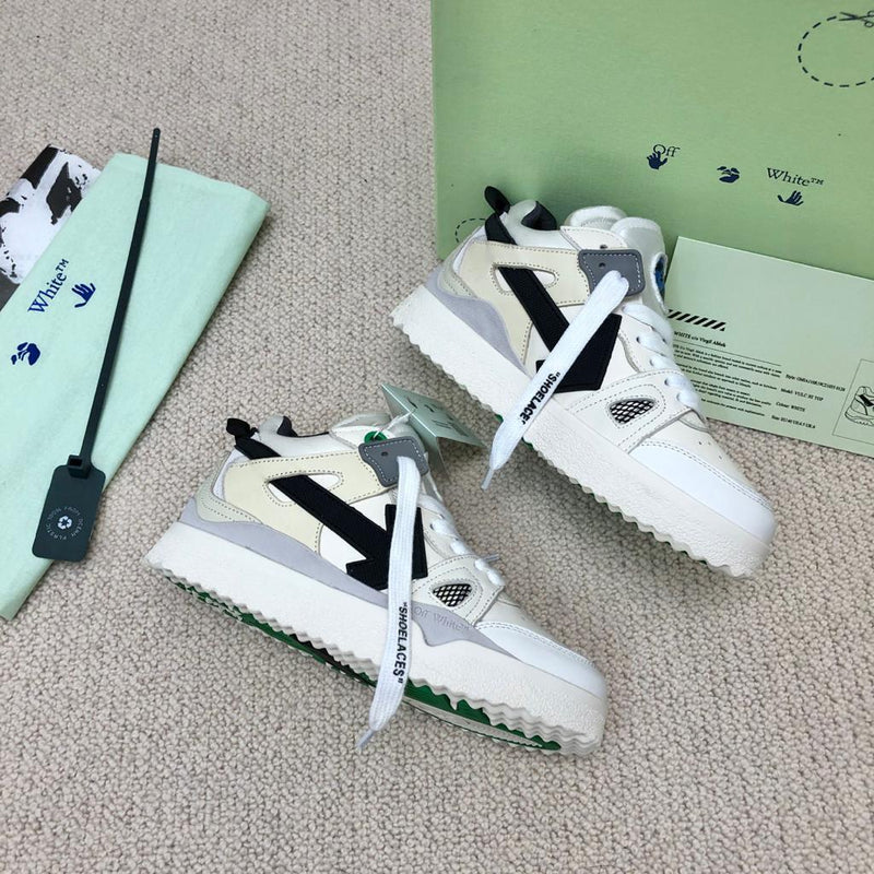 OFF-WHITE Sponge Mid Top "Cloud White Black"