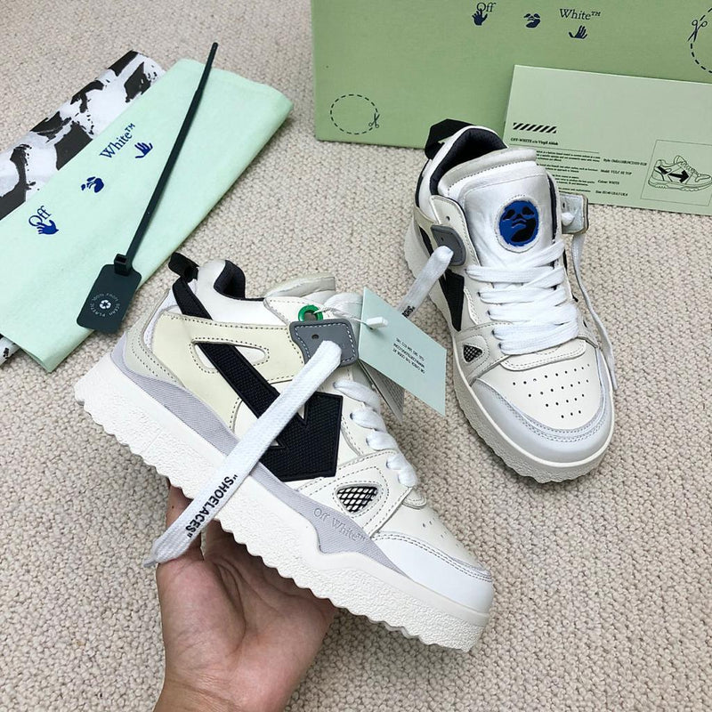 OFF-WHITE Sponge Mid Top "Cloud White Black"