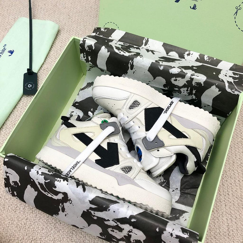 OFF-WHITE Sponge Mid Top "Cloud White Black"