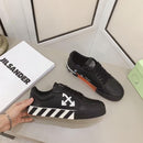 OFF-WHITE Vulcanized Low Leather "Black White (Women's)"