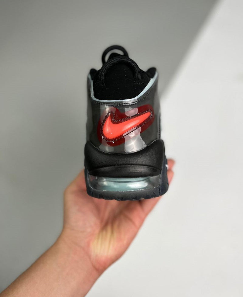 Nike Air More UpTempo 96 "Black Chile Red"