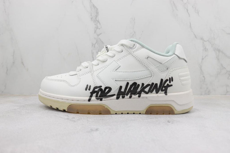 OFF-WHITE Out Of Office OOO Low Tops For Walking "White Black SS2"