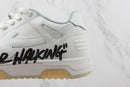 OFF-WHITE Out Of Office OOO Low Tops For Walking "White Black SS2"