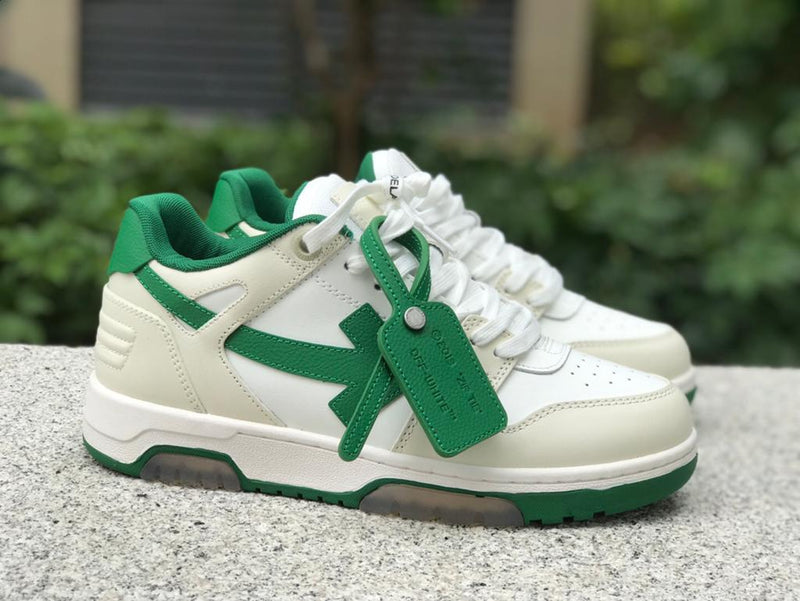 OFF-WHITE Out Of Office OOO Low "White Green"