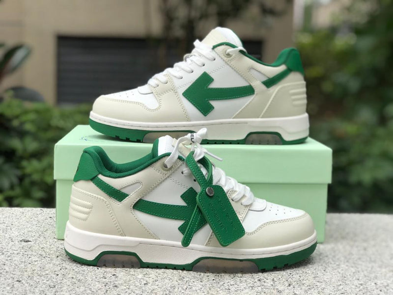 OFF-WHITE Out Of Office OOO Low "White Green"