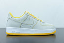 Nike Air Force 1 Light Gray Yellow Green