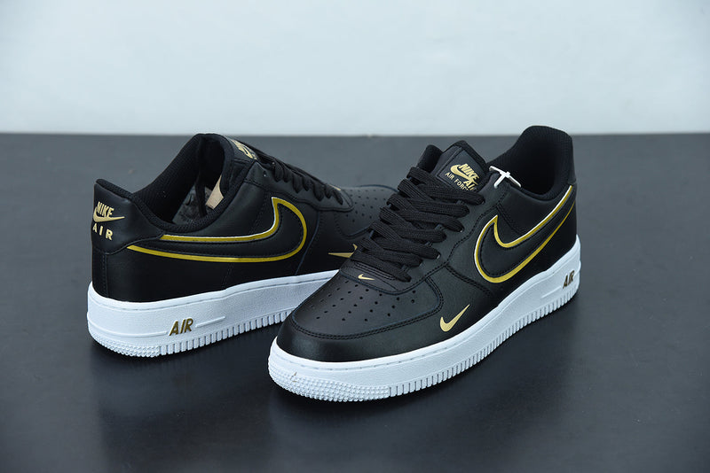 Nike Air Force 1 Low Black Metalic Gold