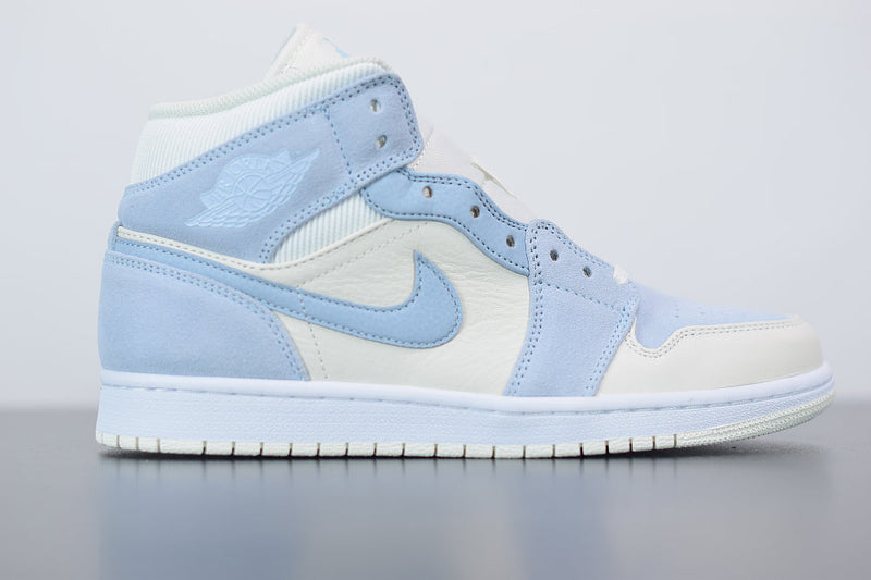 Nike Air Jordan 1 Mid White Celestine Blue