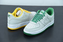 Nike Air Force 1 Light Gray Yellow Green
