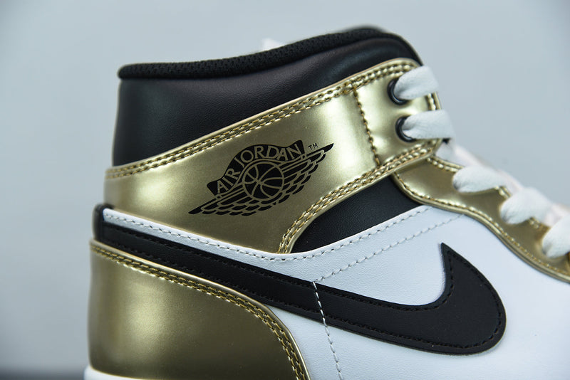 Nike Air Jordan 1 Mid SE Metallic Gold