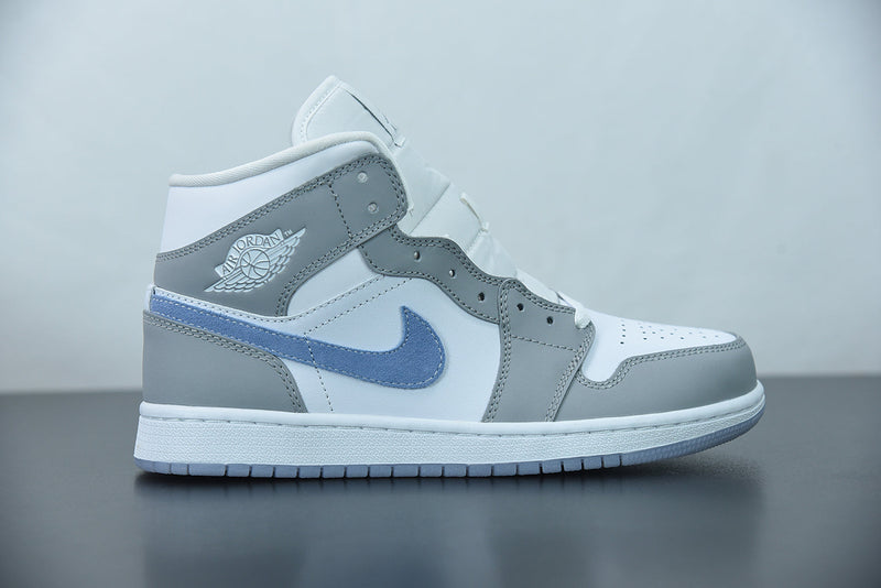 Nike Air Jordan 1 Mid "White Wolf Grey"
