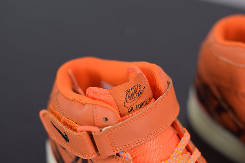 Nike Air Force 1 MID Skeleton QS Orange