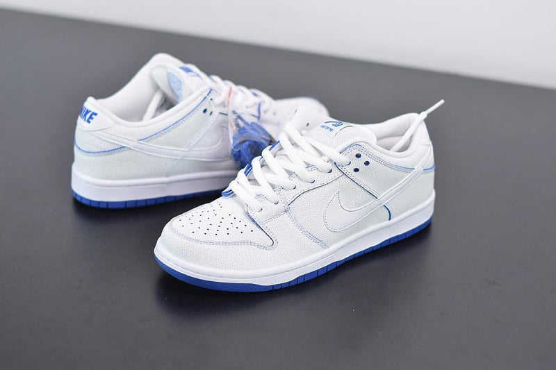 Nike SB Dunk Low Premium White Game Royal - futurerunners