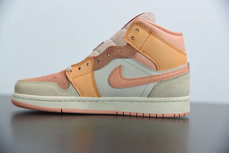 Nike Air Jordan 1 Mid Apricot Orange