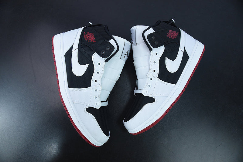 Nike Air Jordan 1 Mid SE "Utility Canvas White Black Gym Red"