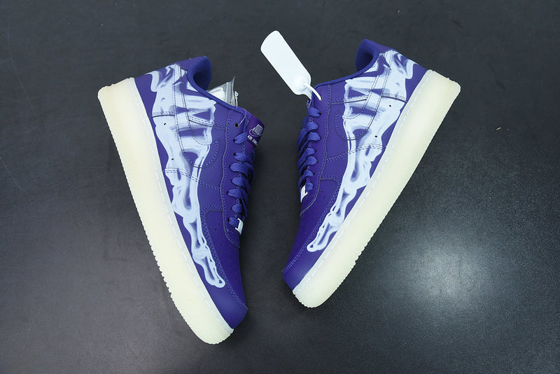 Nike Air Force 1 QS "Purple Skeleton"