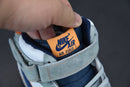 Nike Air Force 1 Mid Midnight Blue Orange Dark Grey