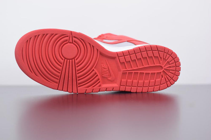 Nike Dunk Low Retro Medium Grey Varsity Red UNLV - futurerunners