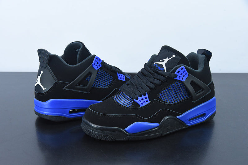 Nike Air Jordan 4 Retro "Black/Military Blue"