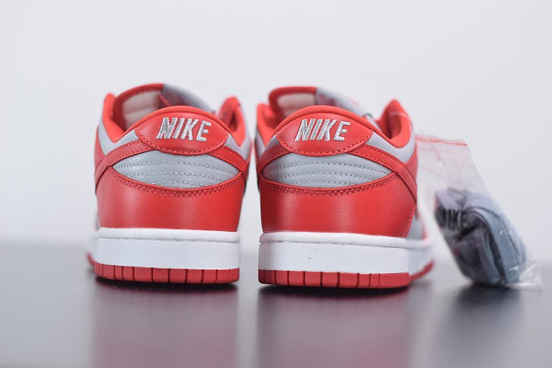 Nike Dunk Low Retro Medium Grey Varsity Red UNLV - futurerunners