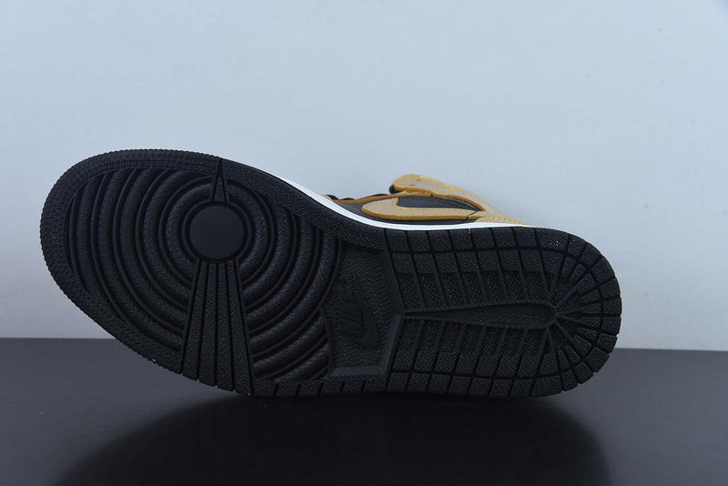 Nike Air Jordan 1 Mid SE  "Metallic Gold Black"