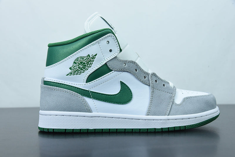 Nike Air Jordan 1 Mid SE "Grey Pine Green"