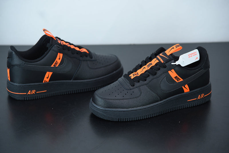 Nike Air Force 1 LV8 KSA GS Black Total Orange