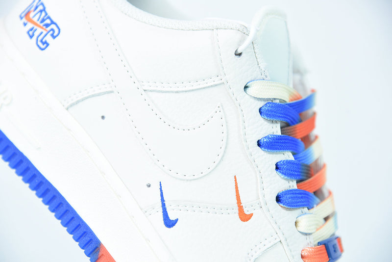 Nike Air Force 1 Essential NYC Cream Beige Orange Royal