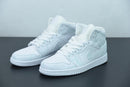 Nike Air Jordan 1 Mid "Triple White"