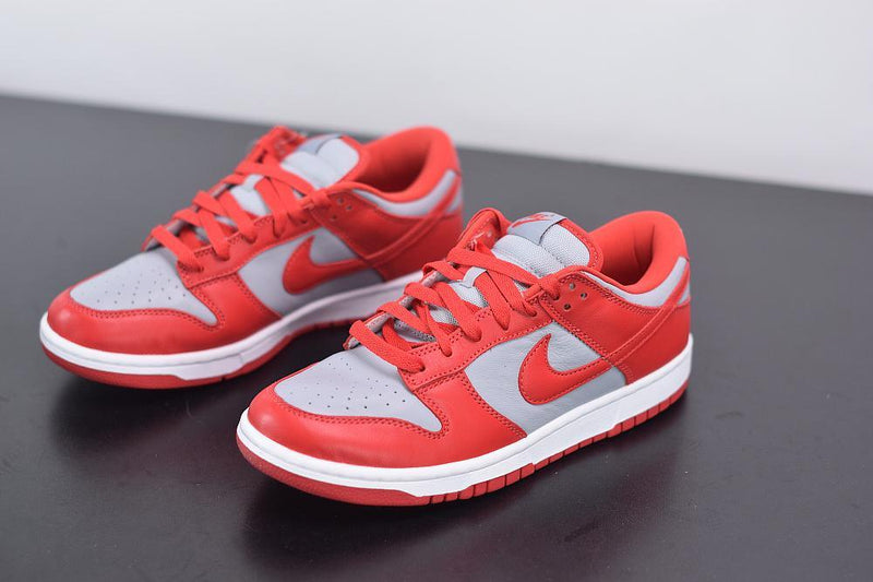 Nike Dunk Low Retro Medium Grey Varsity Red UNLV - futurerunners