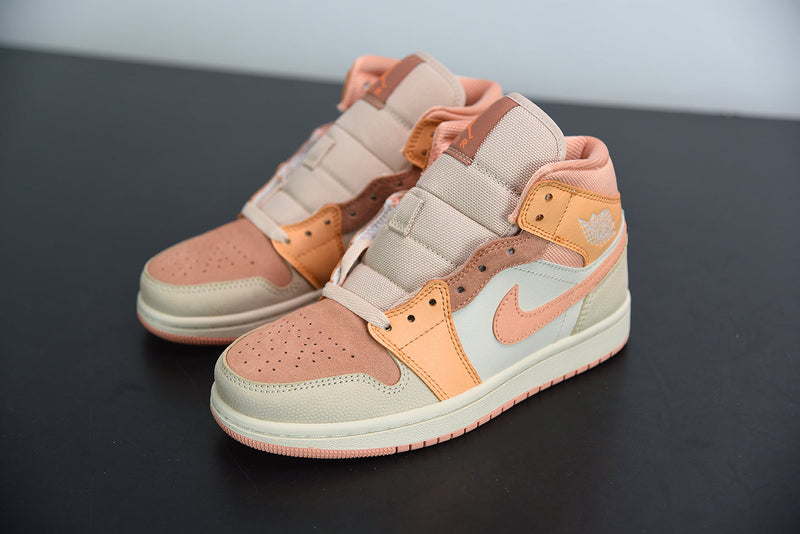 Nike Air Jordan 1 Mid Apricot Orange