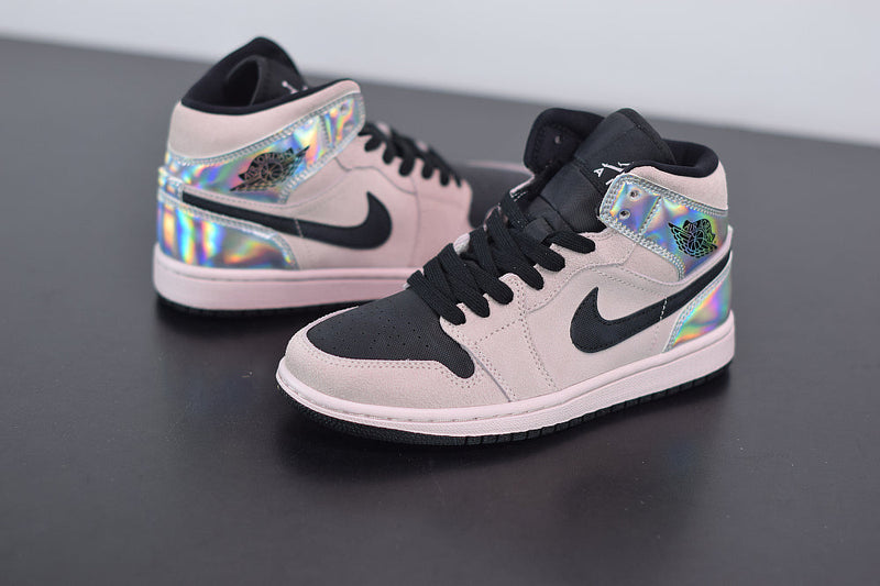 Nike Air Jordan 1 Mid "Dirty Powder Iridescent"