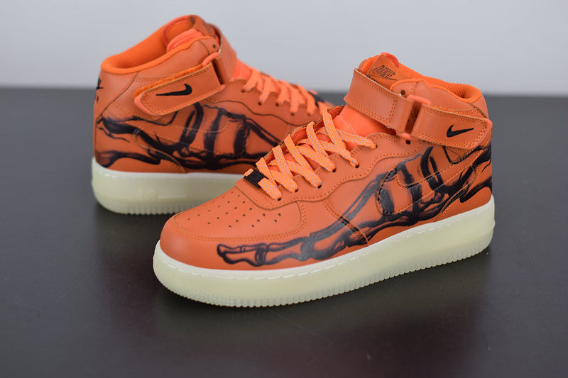 Nike Air Force 1 MID Skeleton QS Orange