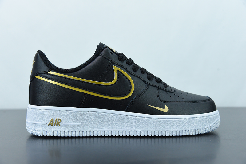 Nike Air Force 1 Low Black Metalic Gold